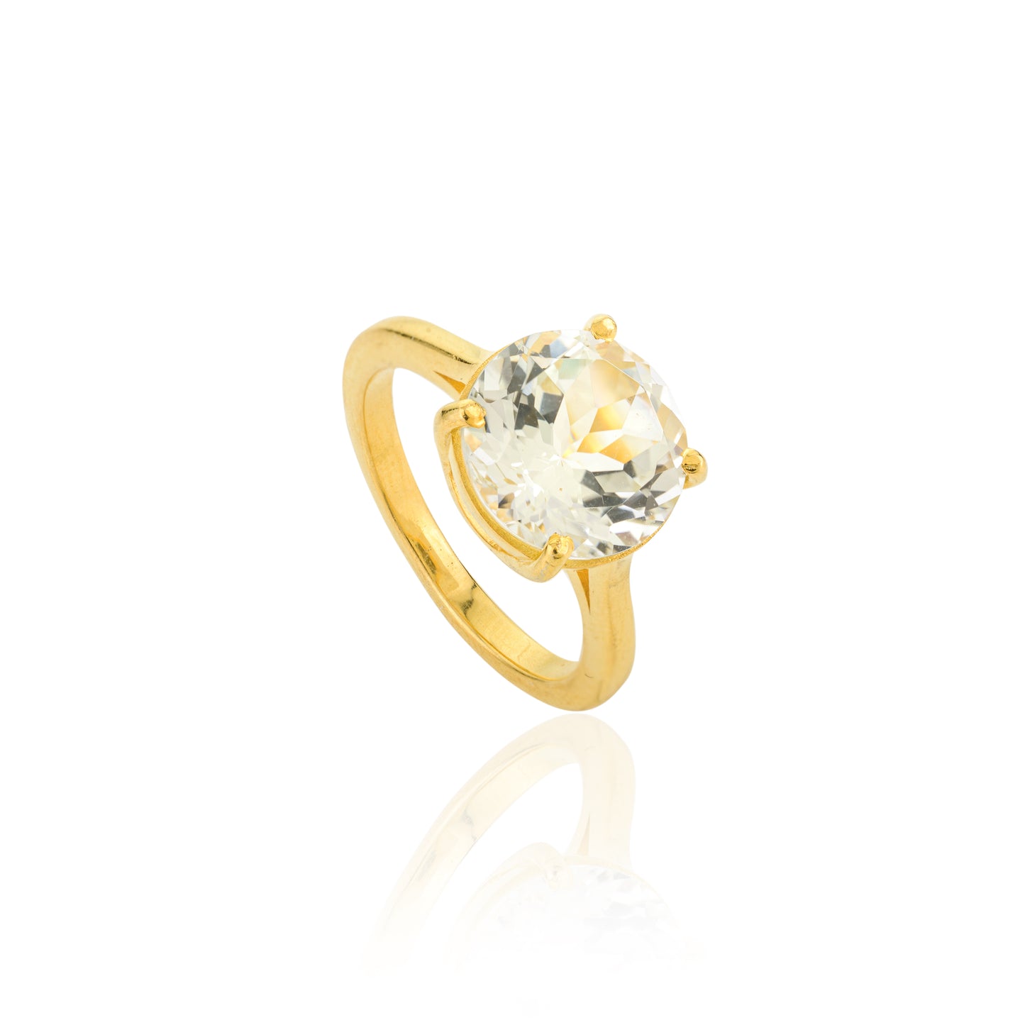 Aria Ring - White Topaz