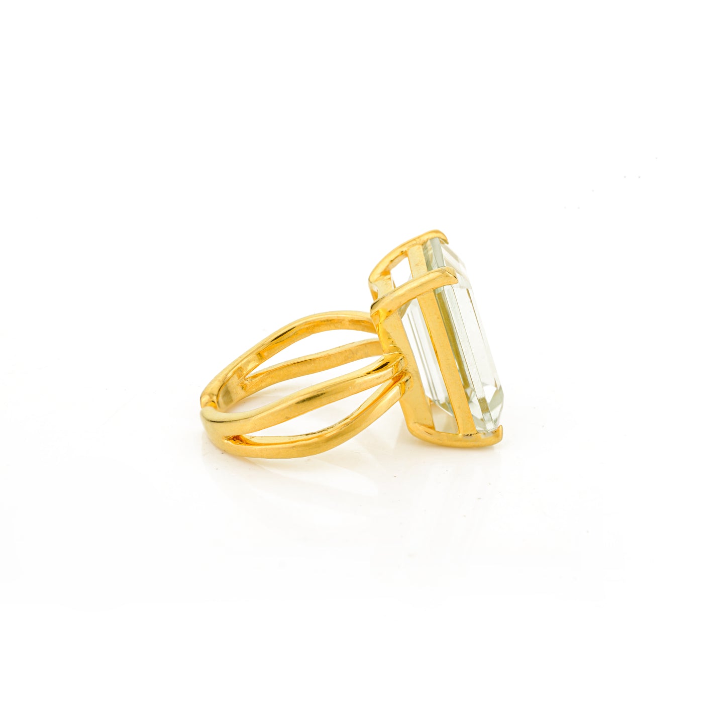 Cassia ring - Green Amethyst