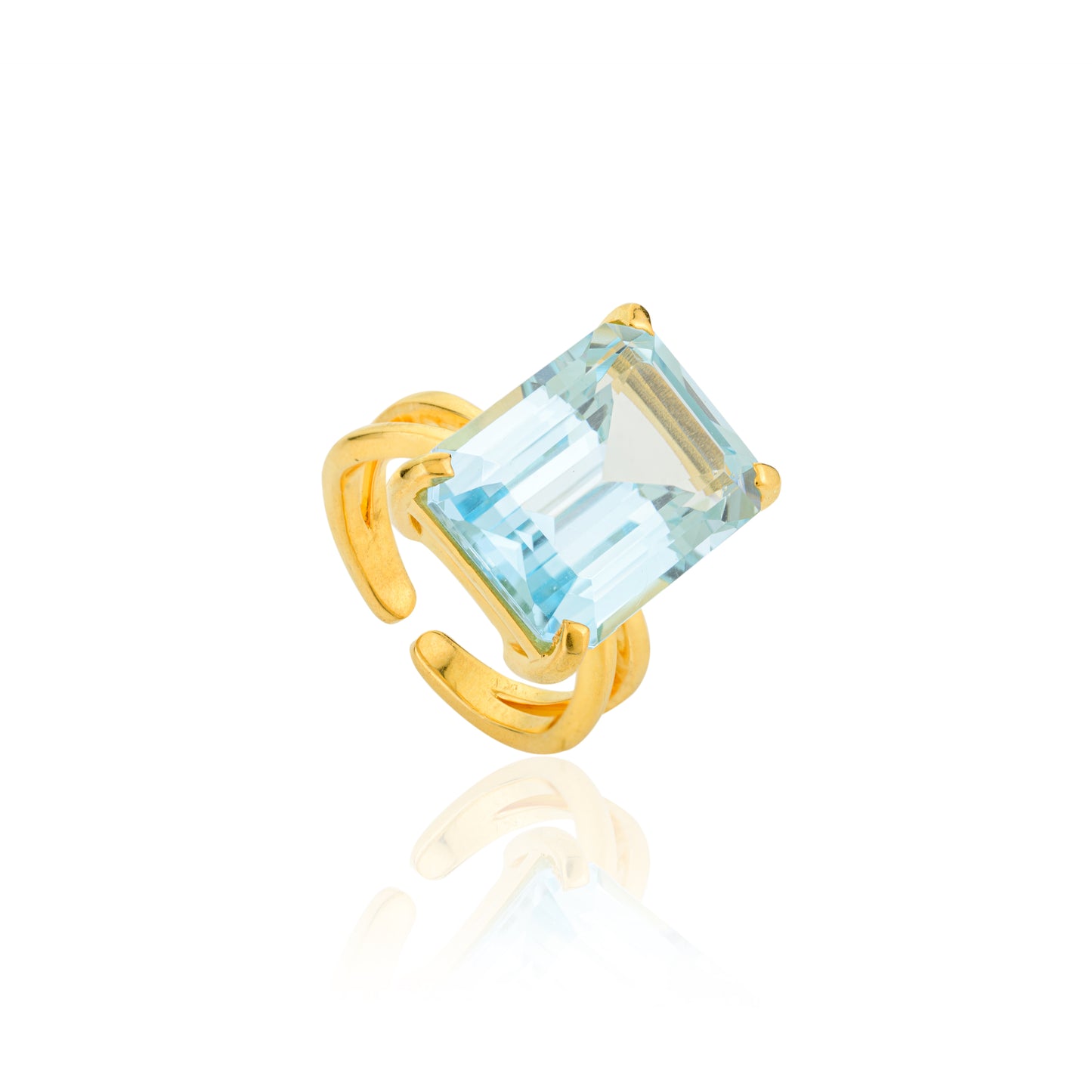 Cassia ring - Blue Topaz