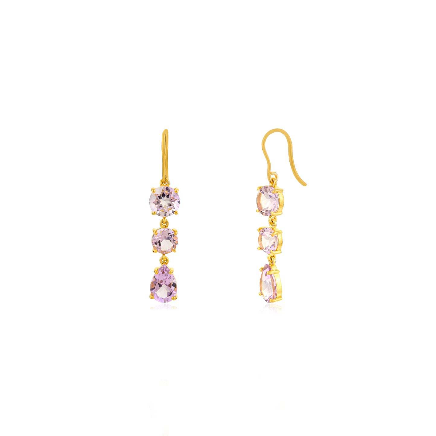 Trinity - Pink Amethyst