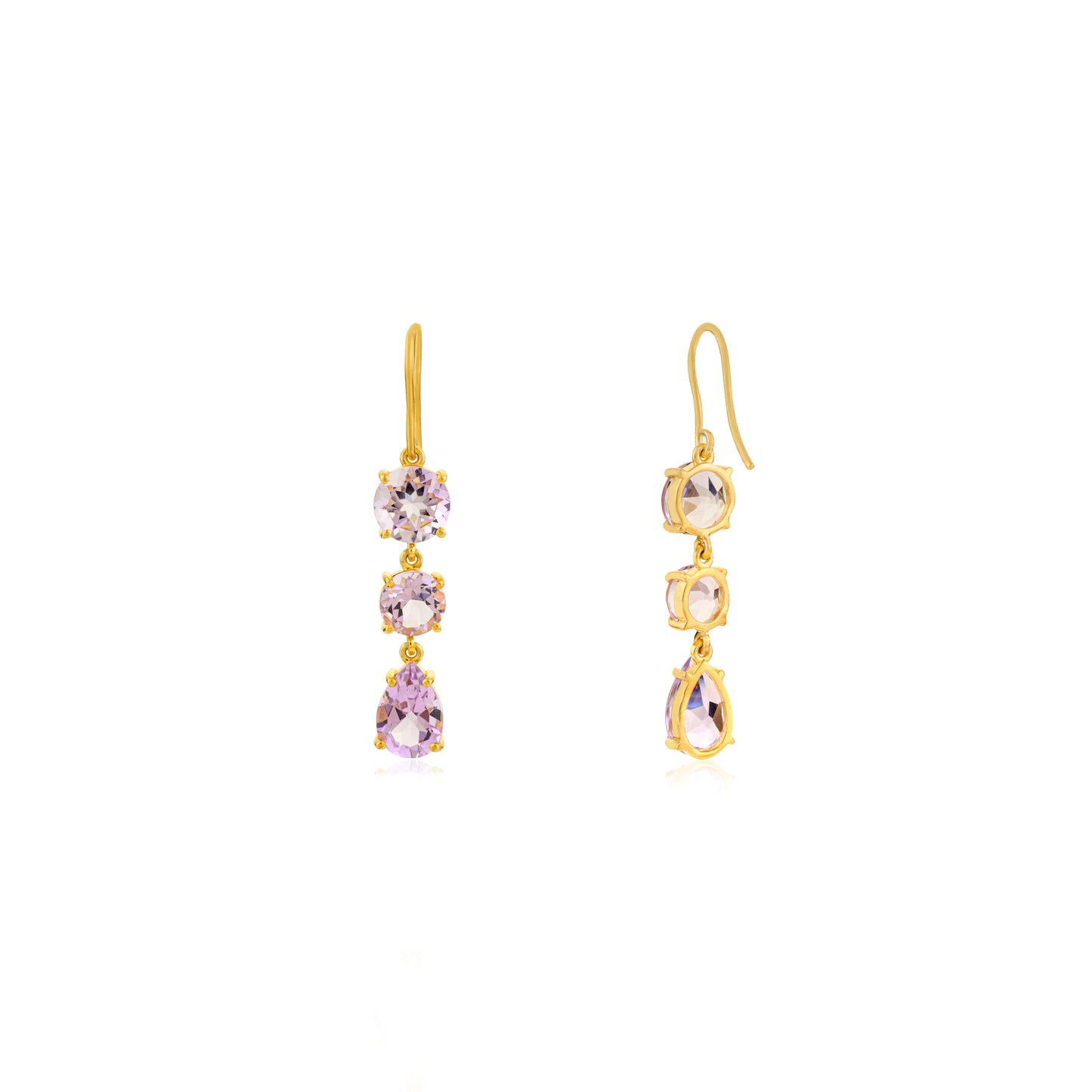 Trinity - Pink Amethyst