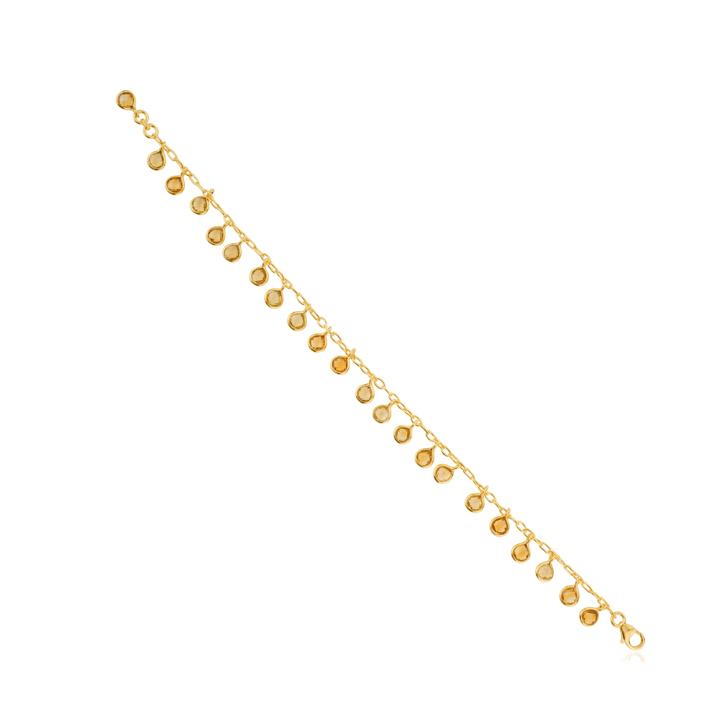 Gocce Bracelet - Citrine