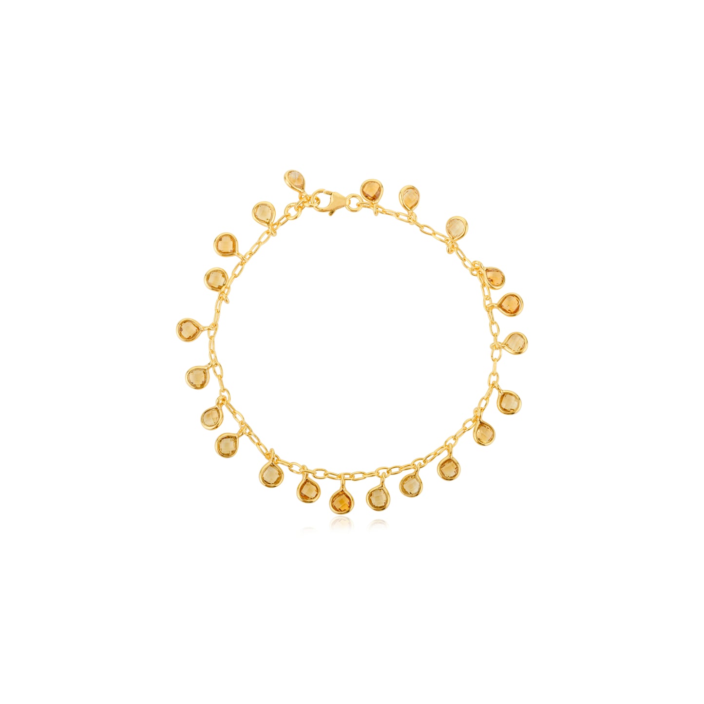 Gocce Bracelet - Citrine