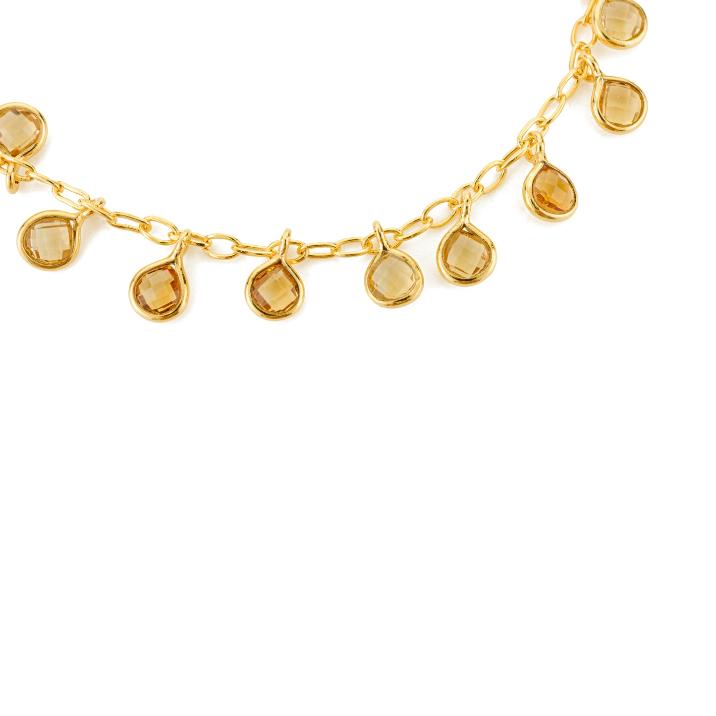 Gocce Bracelet - Citrine