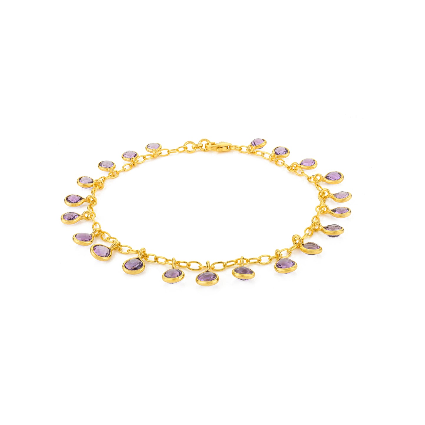 Gocce Bracelet - Purple Amethyst