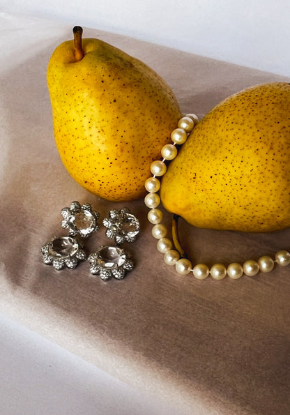 Frosted Daisy Earrings