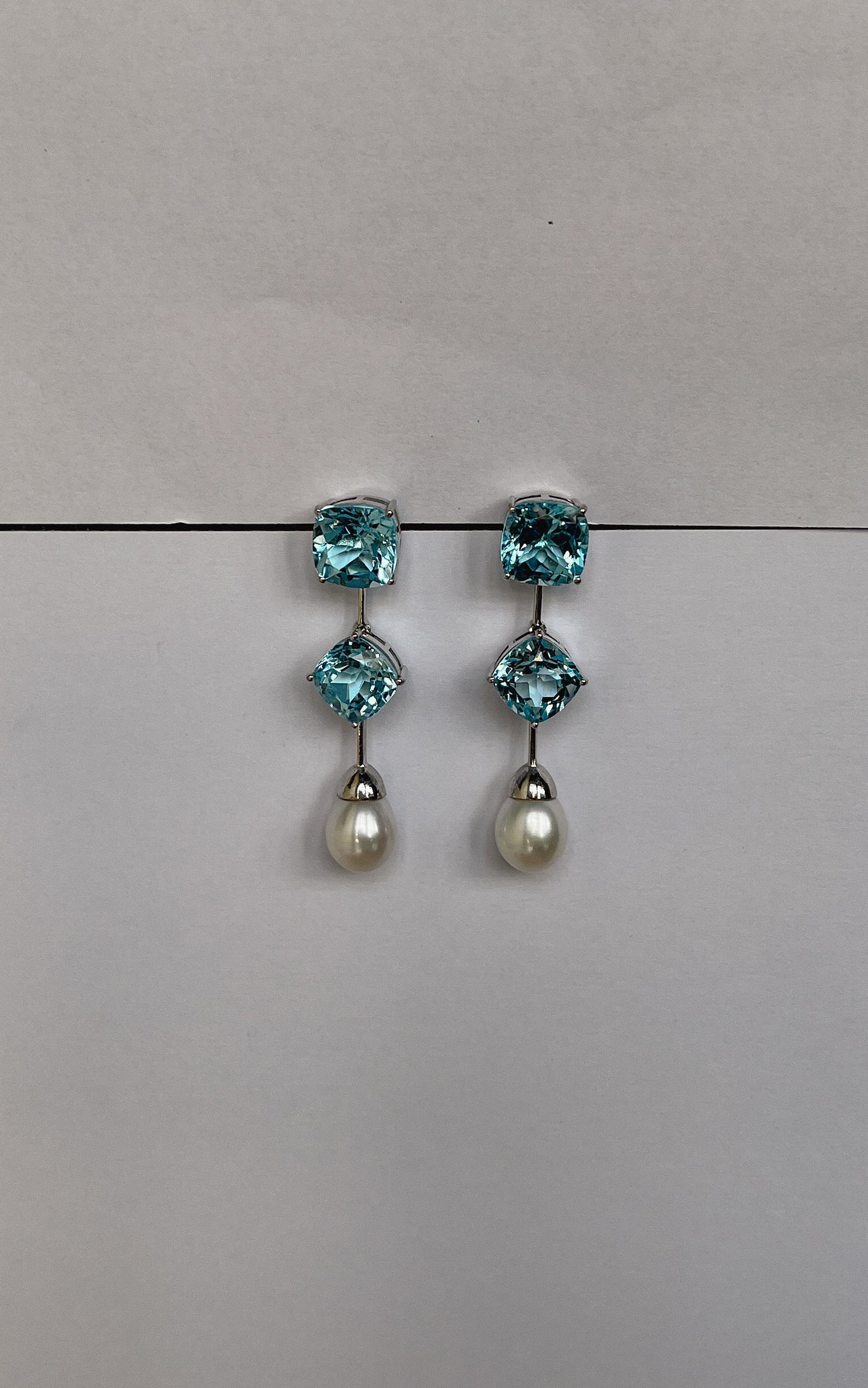 Double Topaz Dangles