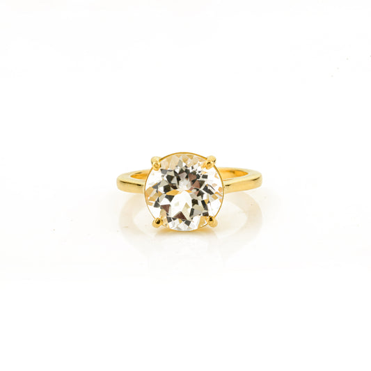 Aria Ring - White Topaz