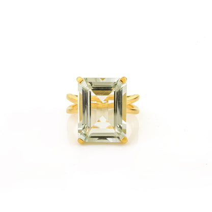 Cassia ring - Green Amethyst
