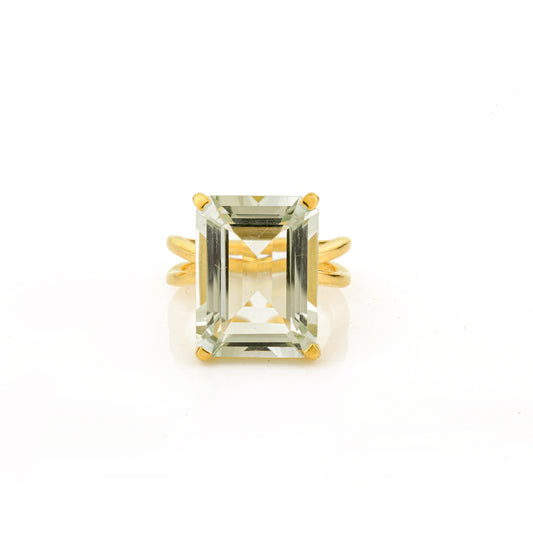 Cassia ring - Green Amethyst