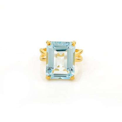Cassia ring - Blue Topaz