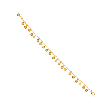 Gocce Bracelet - Citrine
