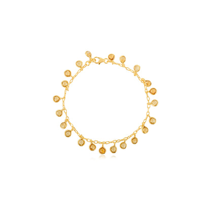 Gocce Bracelet - Citrine