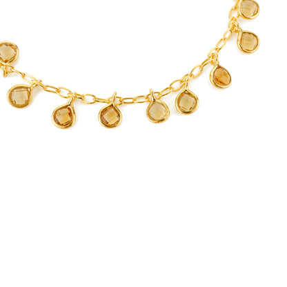 Gocce Bracelet - Citrine