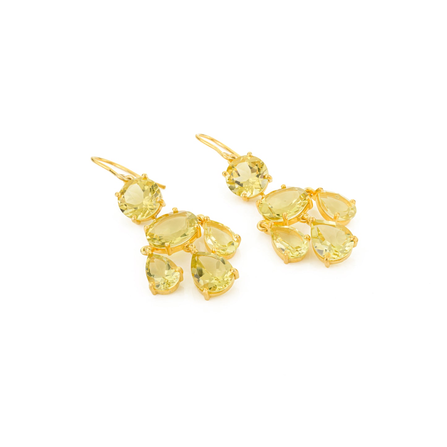 Girandole Earrings - Lemon Topaz
