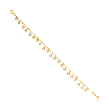 Gocce Bracelet - Rose Quartz